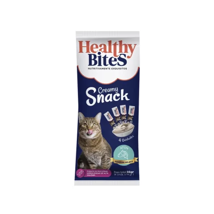 CREAMY SNACK HEALTHY BITES ATUN X 4 UNIDADES
