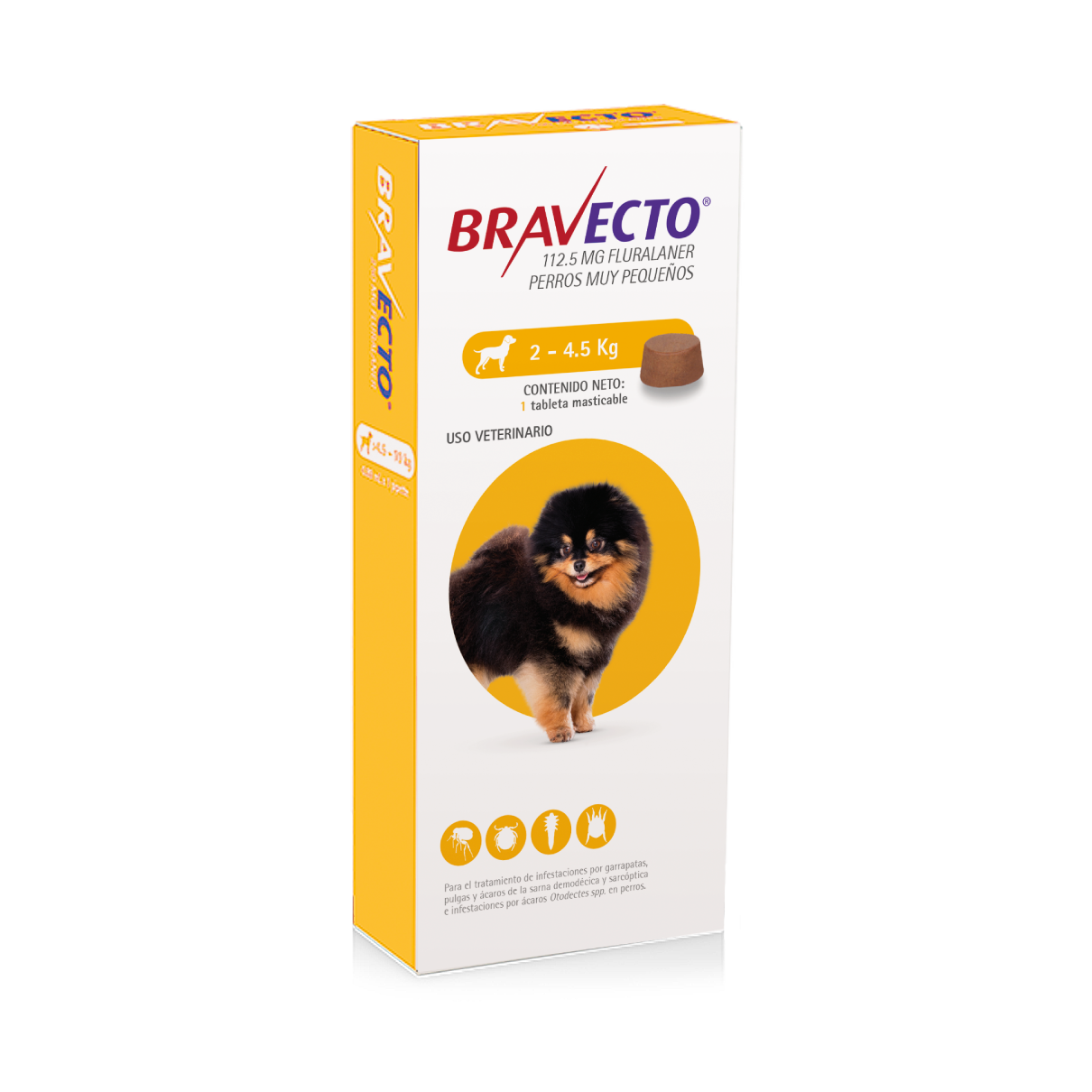 Antipulgas Perro Bravecto Perros Toy 2 – 4.5 Kg