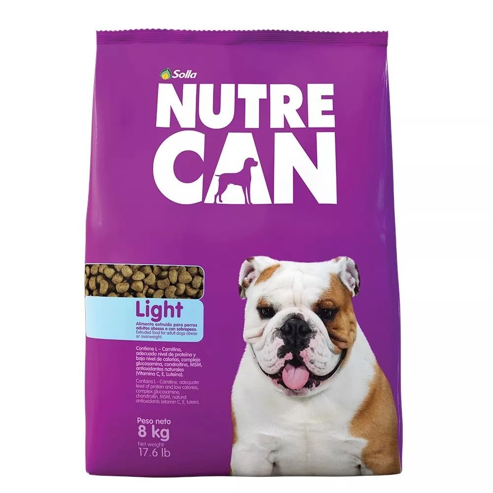 Comida Para Perro Nutrecan Light 8 Kg