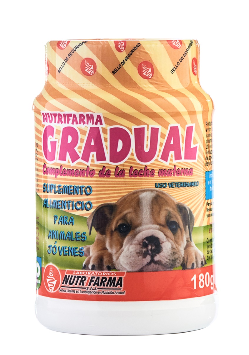 Suplemento alimenticio Gradual Nutrifarma para Perros (180 gms)