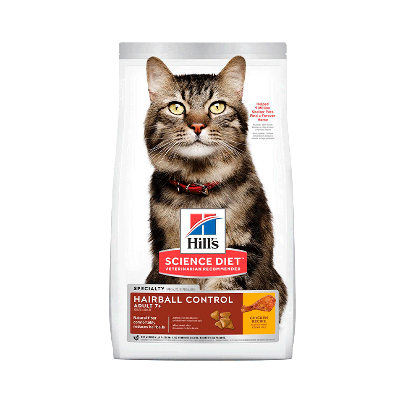 Comida Gato Hill´s Adult Hairball 15,5lb