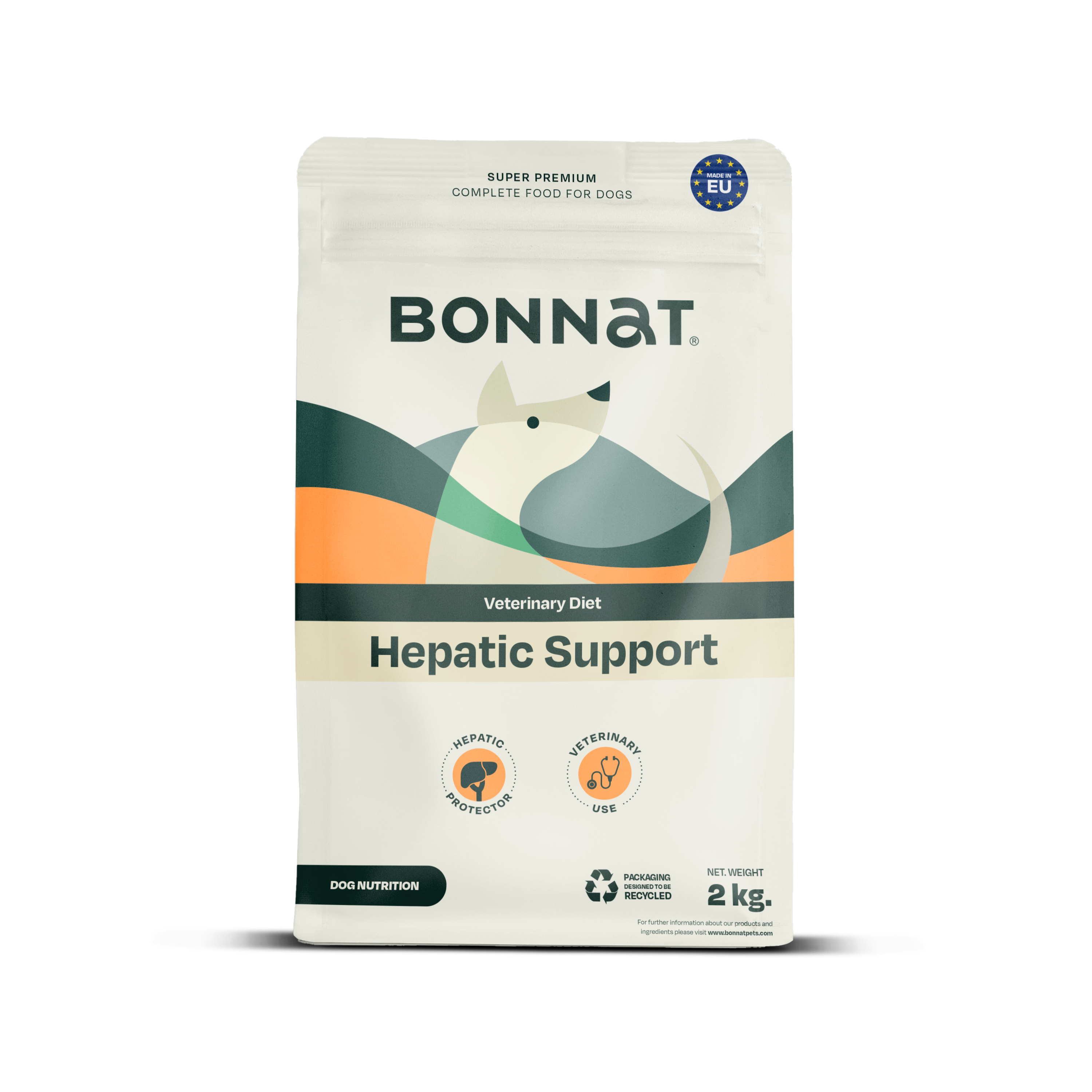 Alimento libre de granos Bonnat Canine Hepatic Support 2kg