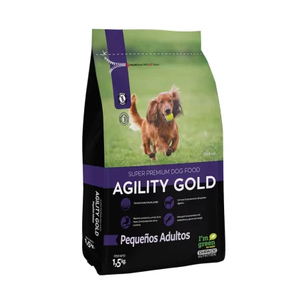 AGILITY GOLD PEQUEÑOS ADULTOS X 1.50 KILOS