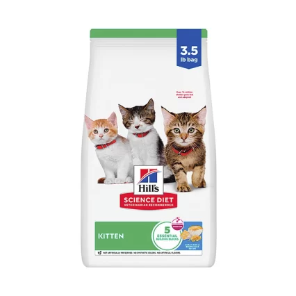 HILLS SCIENCE DIET KITTEN NUTRIENTES VITALES Y PESCADO MARINO PARA GATITOS 3.5 LB