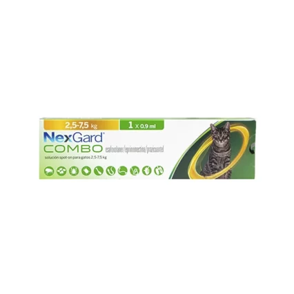NEXGARD COMBO GATO 2.50 A 7.50 KILOS