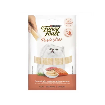 FANCY FEST PURRE KISS SALMÓN X 4 SACHETS