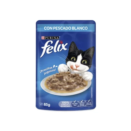 FELIX POUCH PESCADO BLANCO X 85G