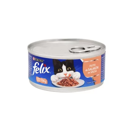 LATA PARA GATO FELIX FILETE SALMON X 156G
